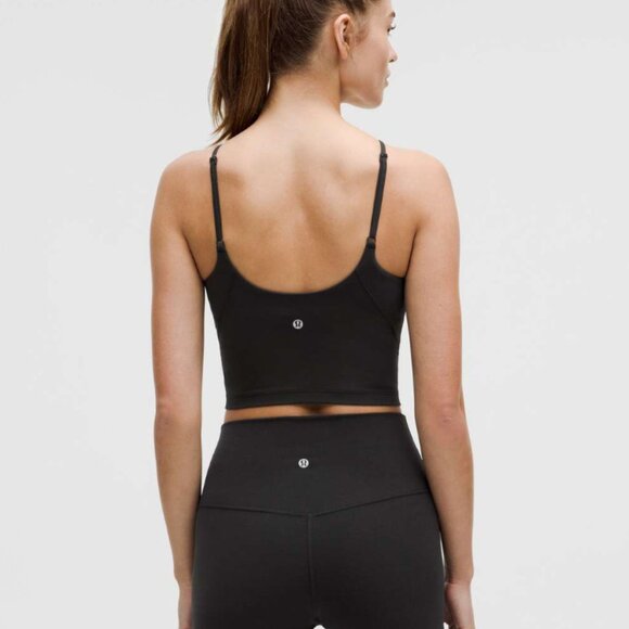 Lululemon Align Strappy Deep-V Tank Top *Light Support, A/B Cup Black - Picture 2 of 5